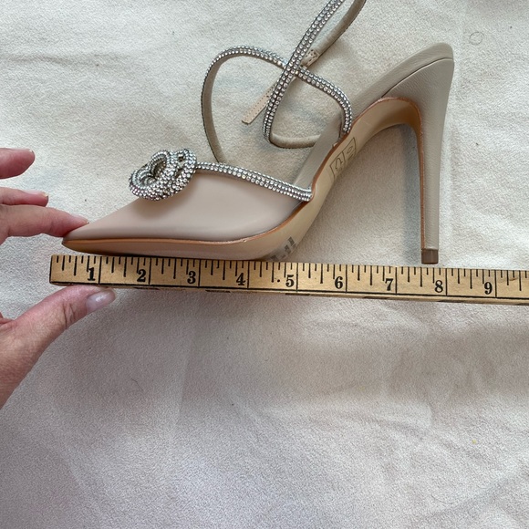 SPARKLE IN THESE!! Rhinestone Double Bow Ankle Strap Pumps - Picture 11 of 16